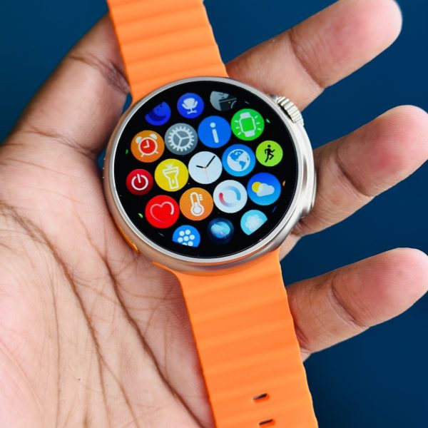 GT9 Smart Watch 2.01″HD Large Screen Series Watch 7 Bluetooth Smartwatch – Orange Color