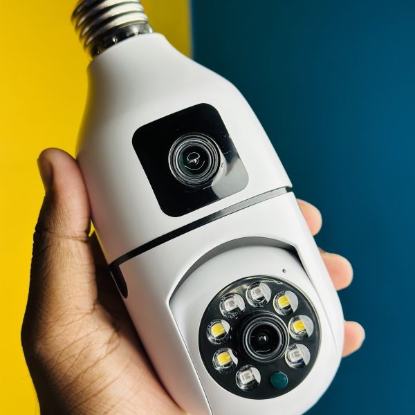 Dual Lens V380 Pro PTZ Bulb IP Night Vision Camera