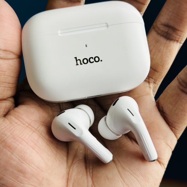 Hoco EW56 Plus ANC True Wireless Earphones – White Color