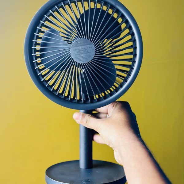 Xiaomi AISOLOVE F5 4000mAh Rechargeable Desk Fan – Black Color