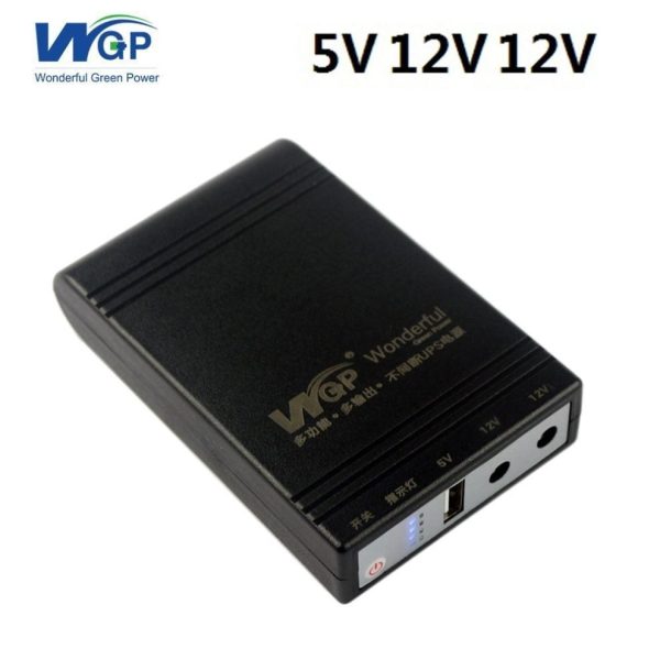 WGP mini UPS 5/12/12V (8,800mAh)- 1 Year Warranty- Black