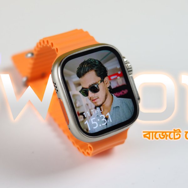 WiWu SW01 Ultra Bluetooth Calling Smart Watch- Orange (IP68, Sports Modes, 2.1″ HD IPS)