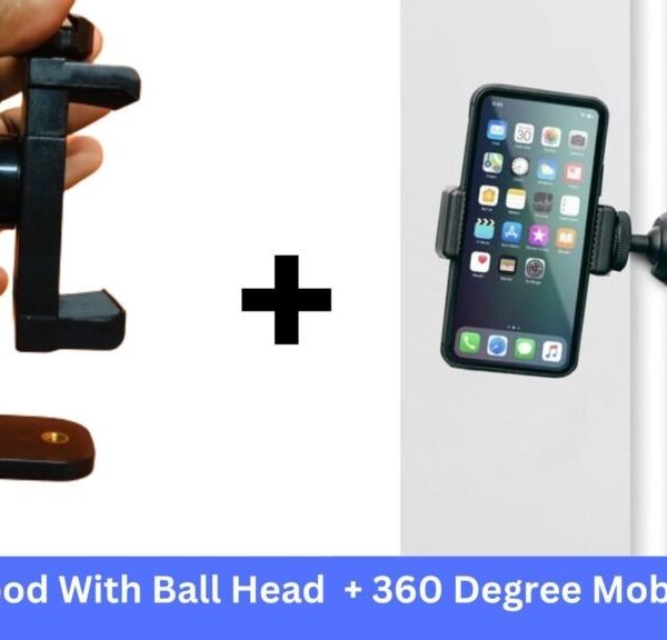 Combo! Octopus Tripod With Ball Head- Best For DSLR Or Smartphone Vlogging & Table Stand