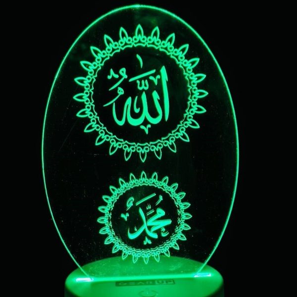 GearUP Acrylic Multicolor Night Lamp (1016916-WH)