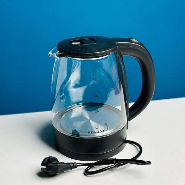 Sokany SK-1097 Glass Electric Kettle 2L 1500W
